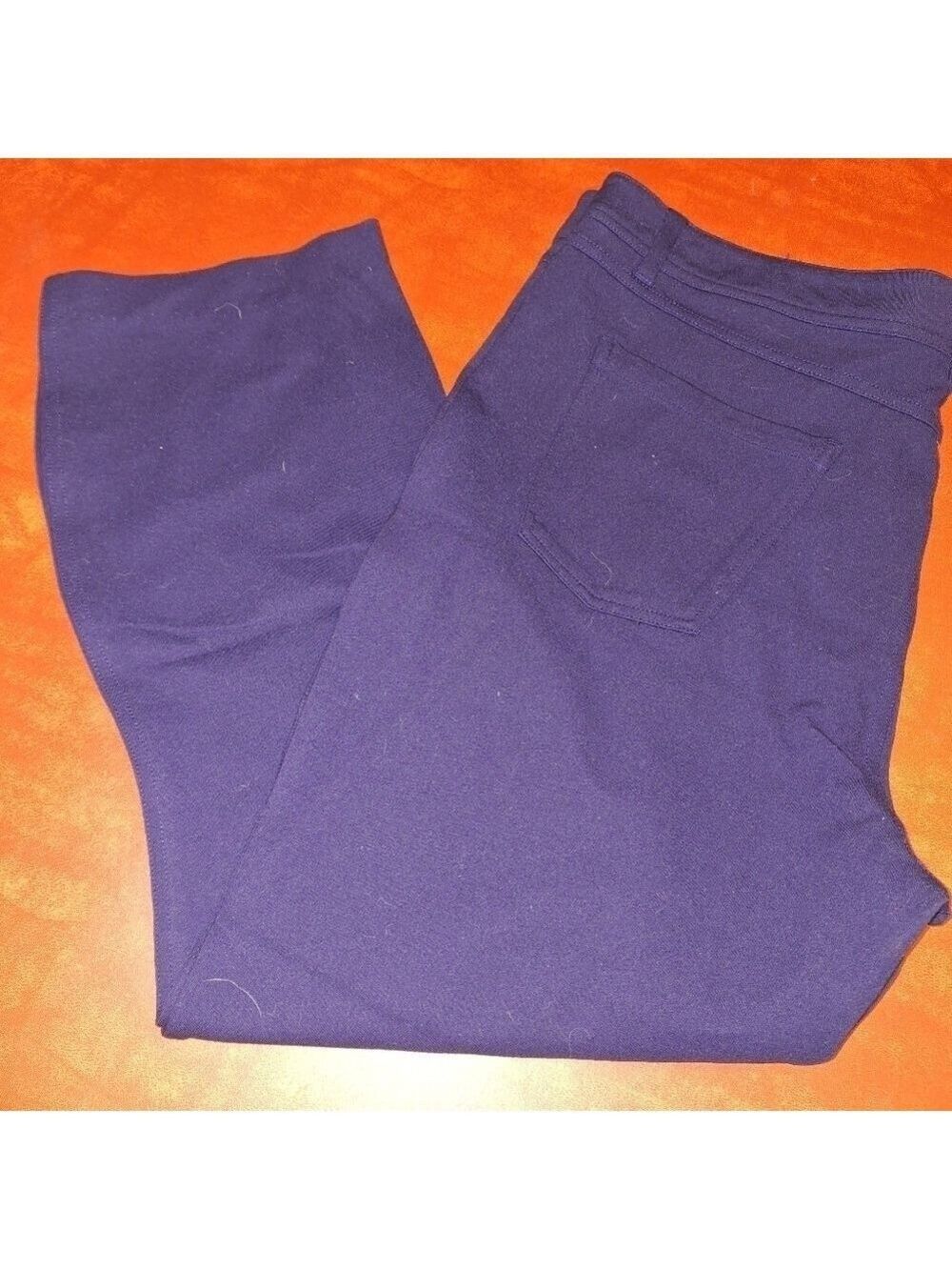 Dip Blue Stretch Capri Pants